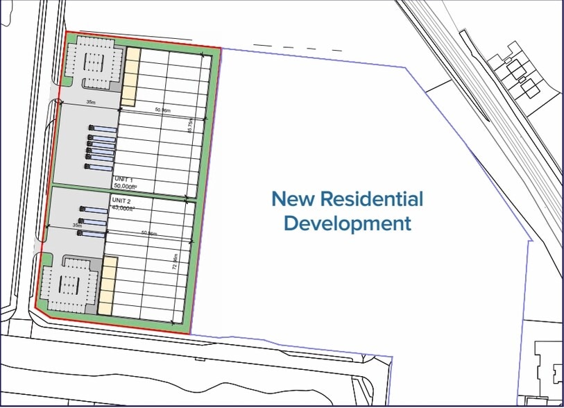 Bassington Ave, Cramlington for sale - Site Plan - Image 2 of 3