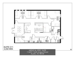 11623 Angus Rd, Austin, TX for lease Floor Plan- Image 1 of 1