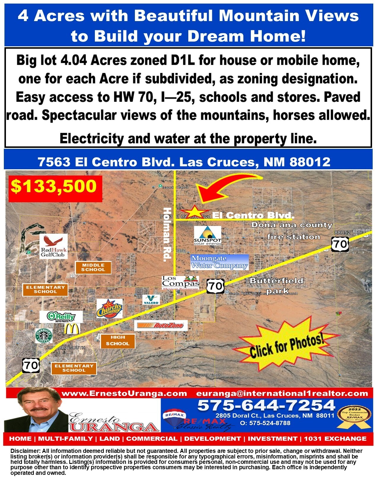 7563 El Centro Boulevard, Las Cruces, NM à vendre Photo du bâtiment- Image 1 de 11