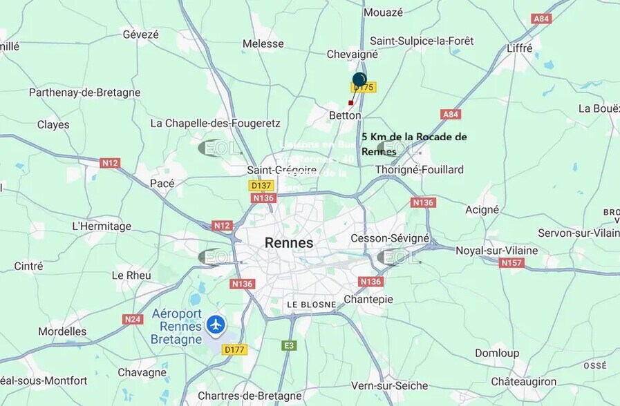 Rue Des Lavandières, Betton à louer - Photo du bâtiment - Image 3 de 4