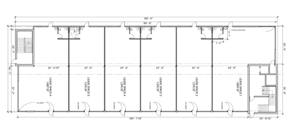 3701 Van Buren Ave, Flint, MI à louer - Plan d’étage - Image 2 de 4