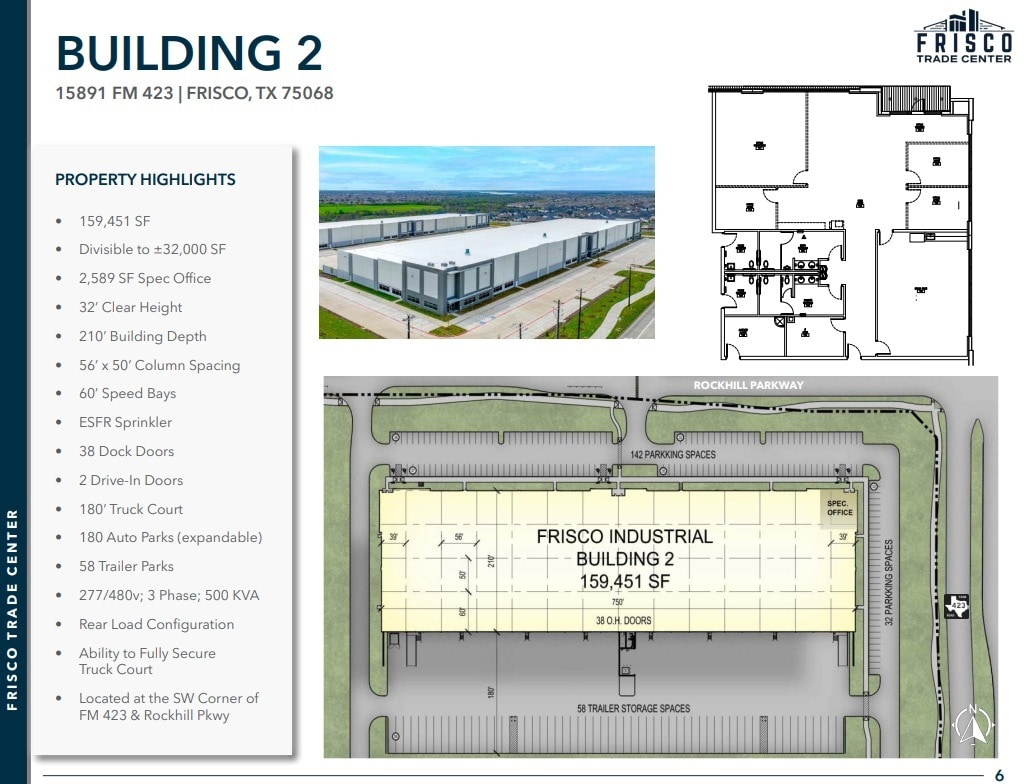 NWC Rockhill Pkwy & FM 423, Frisco, TX for lease Floor Plan- Image 1 of 1