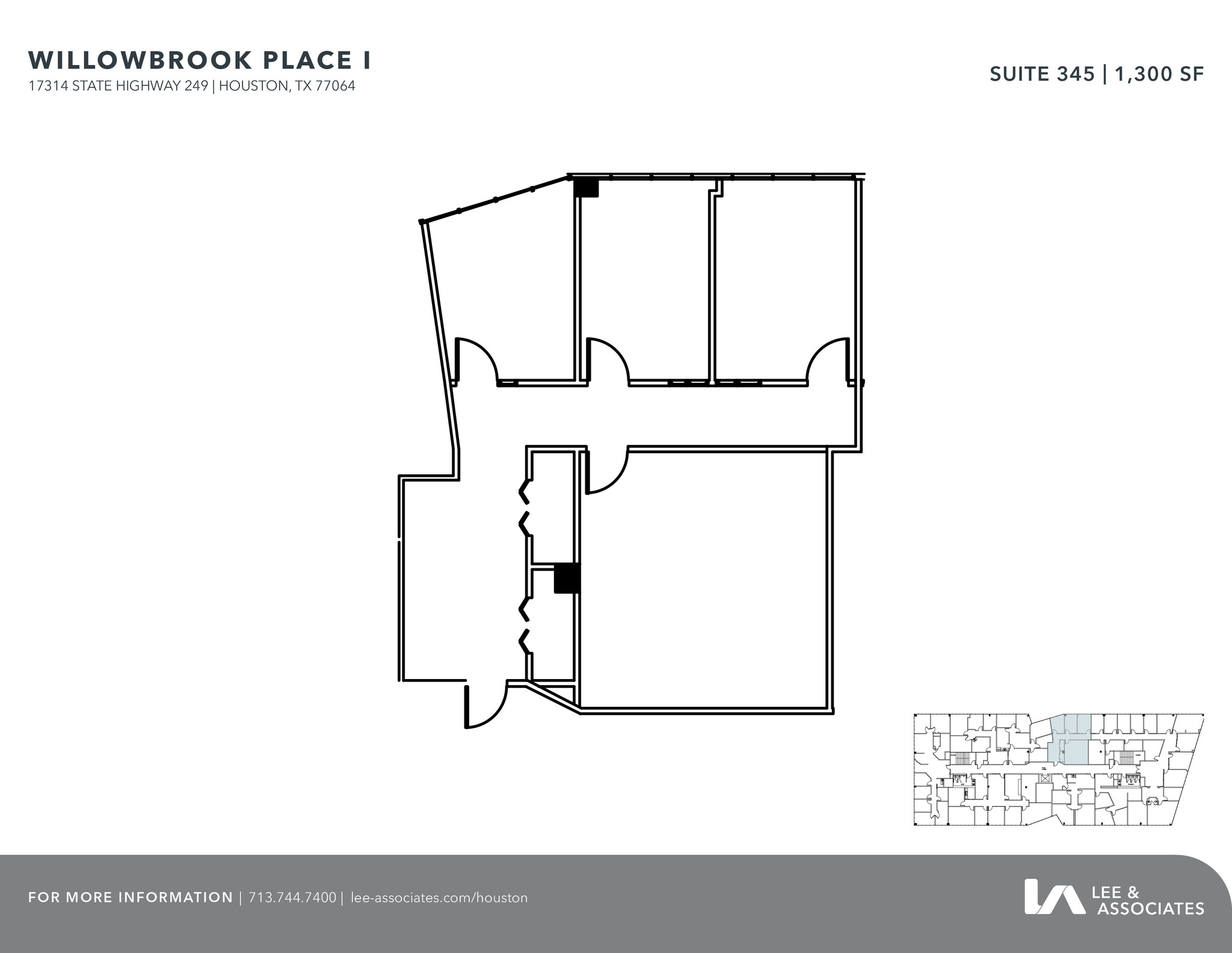 17314 State Highway 249, Houston, TX for lease Floor Plan- Image 1 of 2