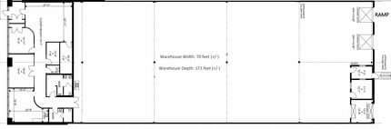2730 39th Ave NE, Calgary, AB for lease Floor Plan- Image 2 of 6