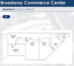 4013 E Broadway Rd, Phoenix, AZ à louer Plan d’étage- Image 1 de 1