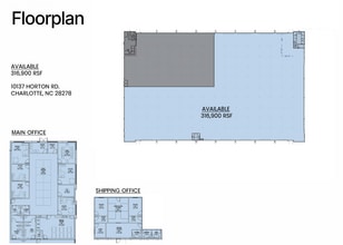 10137 Horton Rd, Charlotte, NC for lease Floor Plan- Image 1 of 1