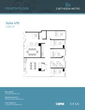 2 Bethesda Metro Ctr, Bethesda, MD for lease Floor Plan- Image 1 of 2