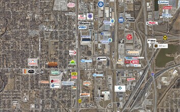 3040 N Ohio St, Wichita, KS - Aérien  Vue de la carte