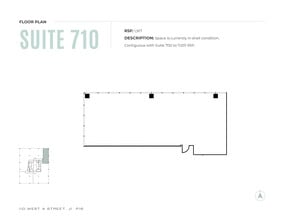 110 W A St, San Diego, CA à louer Plan d’étage- Image 1 de 1