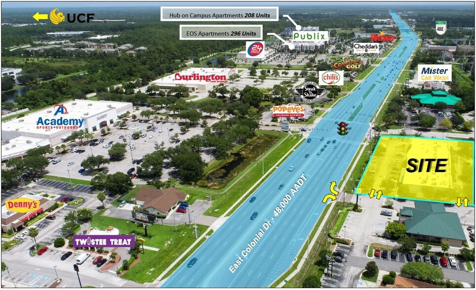 12014 E Colonial Dr, Orlando, FL à louer - Photo du bâtiment - Image 3 de 5