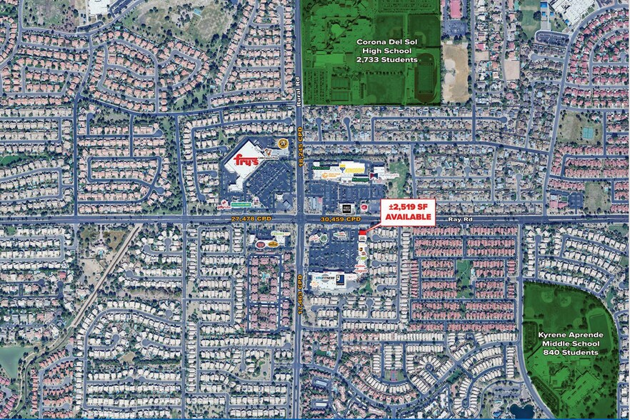 4929 W Ray Rd, Chandler, AZ à louer - Aérien - Image 3 de 9