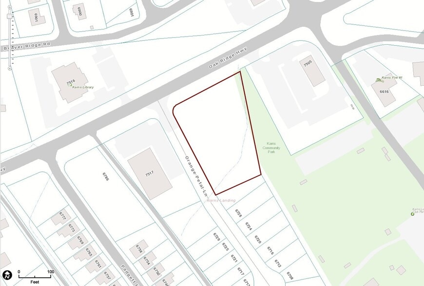 7515 7515 Oak Ridge Hwy, Knoxville, TN for sale - Site Plan - Image 1 of 3