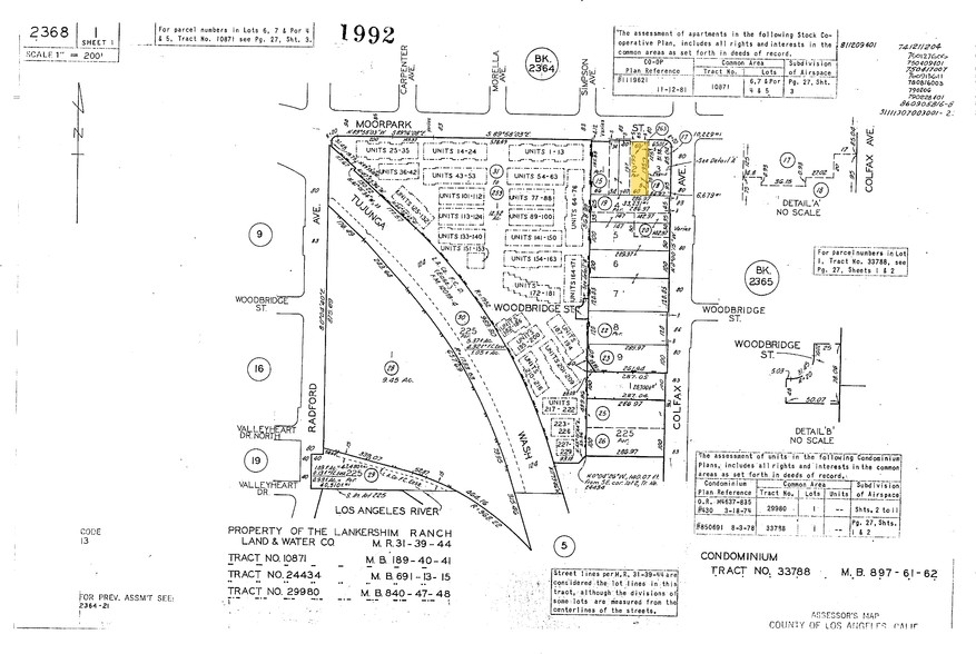 11712 Moorpark St, Studio City, CA à louer - Plan cadastral - Image 3 de 33