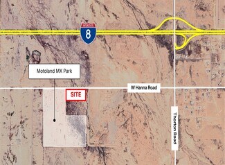 Plus de détails pour SEC Burris Rd & Hanna Rd, Casa Grande, AZ - Terrain à vendre