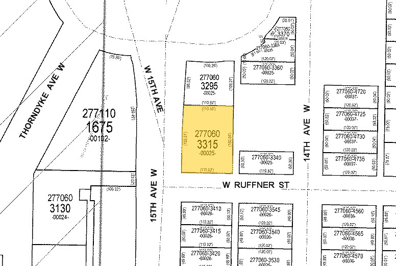 3600 15th Ave W, Seattle, WA à louer Plan cadastral- Image 1 de 8
