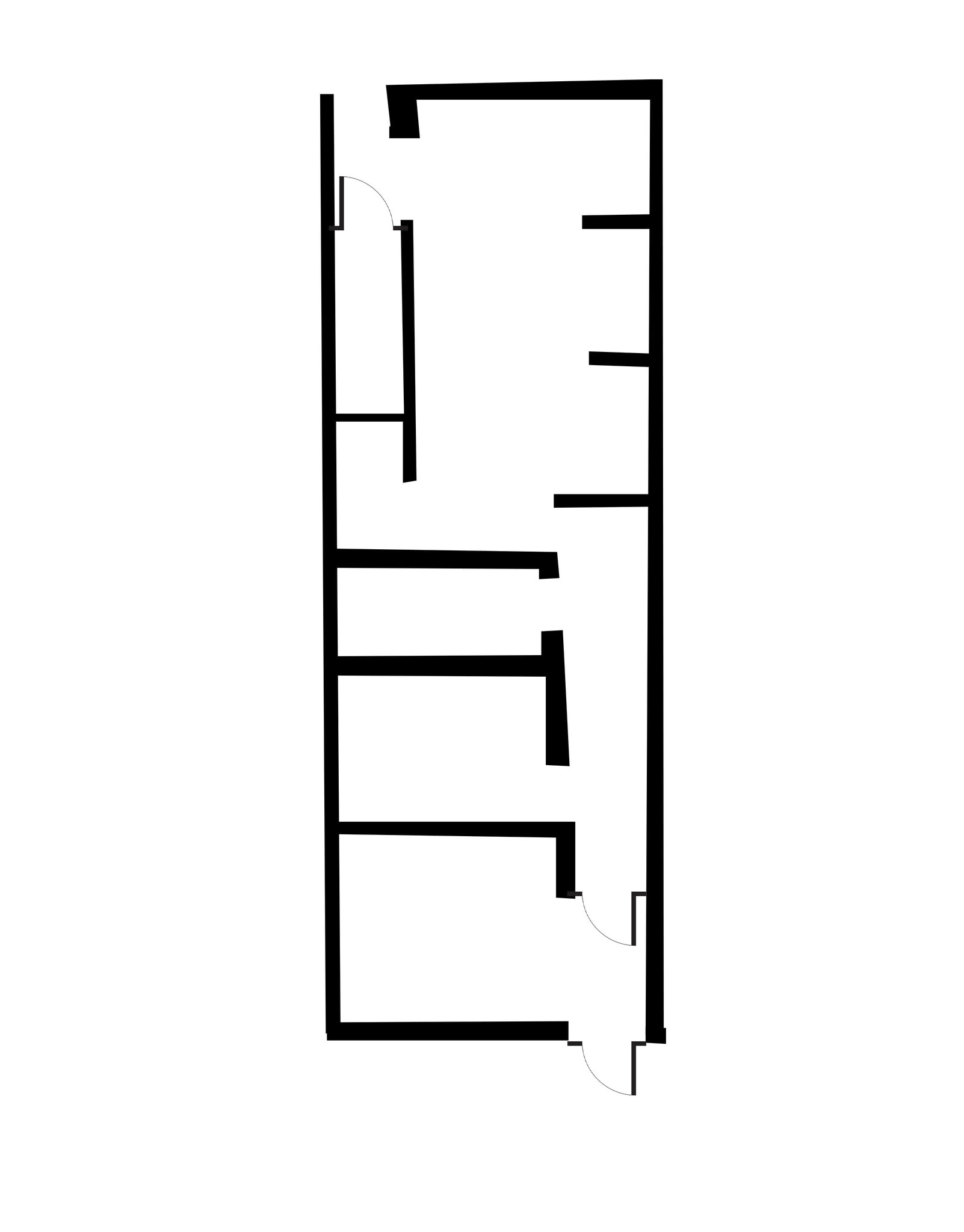 509 2nd St NE, Washington, DC à louer Plan d’étage- Image 1 de 2
