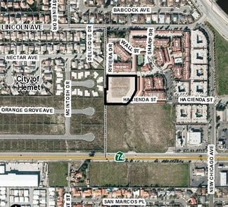 Plus de détails pour 43125 Andrade Ave, Hemet, CA - Terrain à vendre