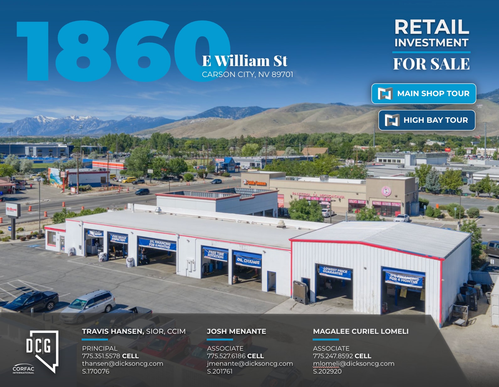 1860 E William St, Carson City, NV à vendre Photo du bâtiment- Image 1 de 11