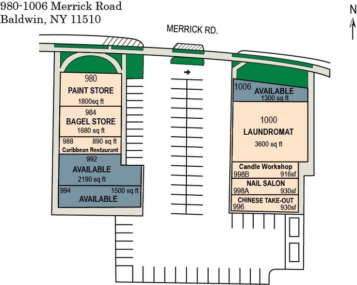 980-1006 Merrick Rd, Baldwin, NY for lease - Building Photo - Image 2 of 10