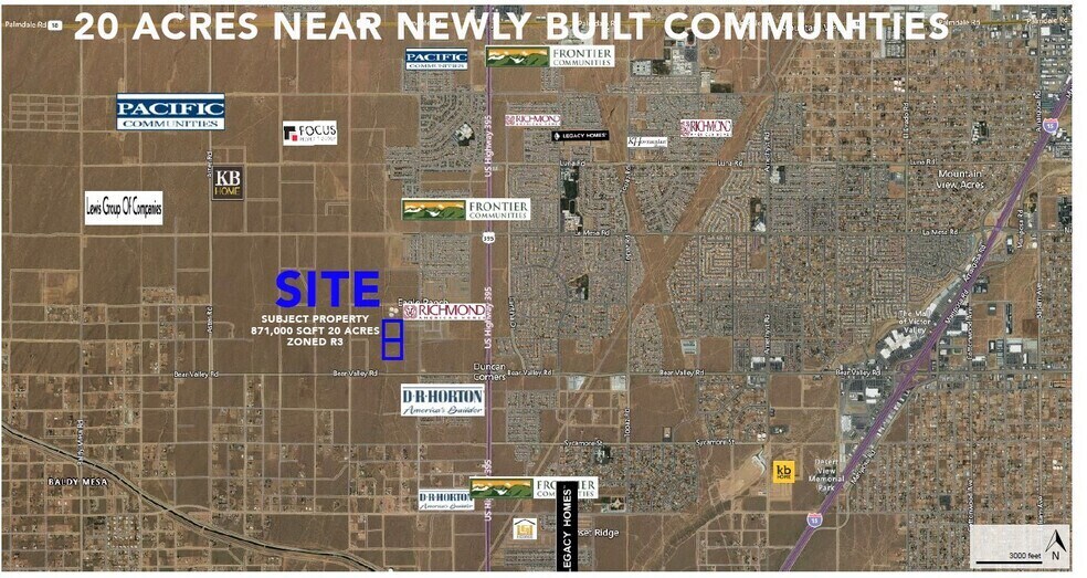 Lots 1&2 Bear Valley Road, Victorville, CA à vendre - Photo du bâtiment - Image 2 de 3