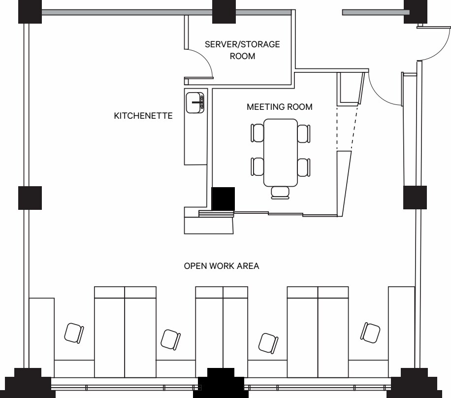 440 Cambie St, Vancouver, BC V6B 2N5 - Unité 205 -  - Plan d’étage - Image 1 of 1