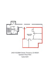 2459 W 208th St, Torrance, CA à louer Plan de site- Image 1 de 1