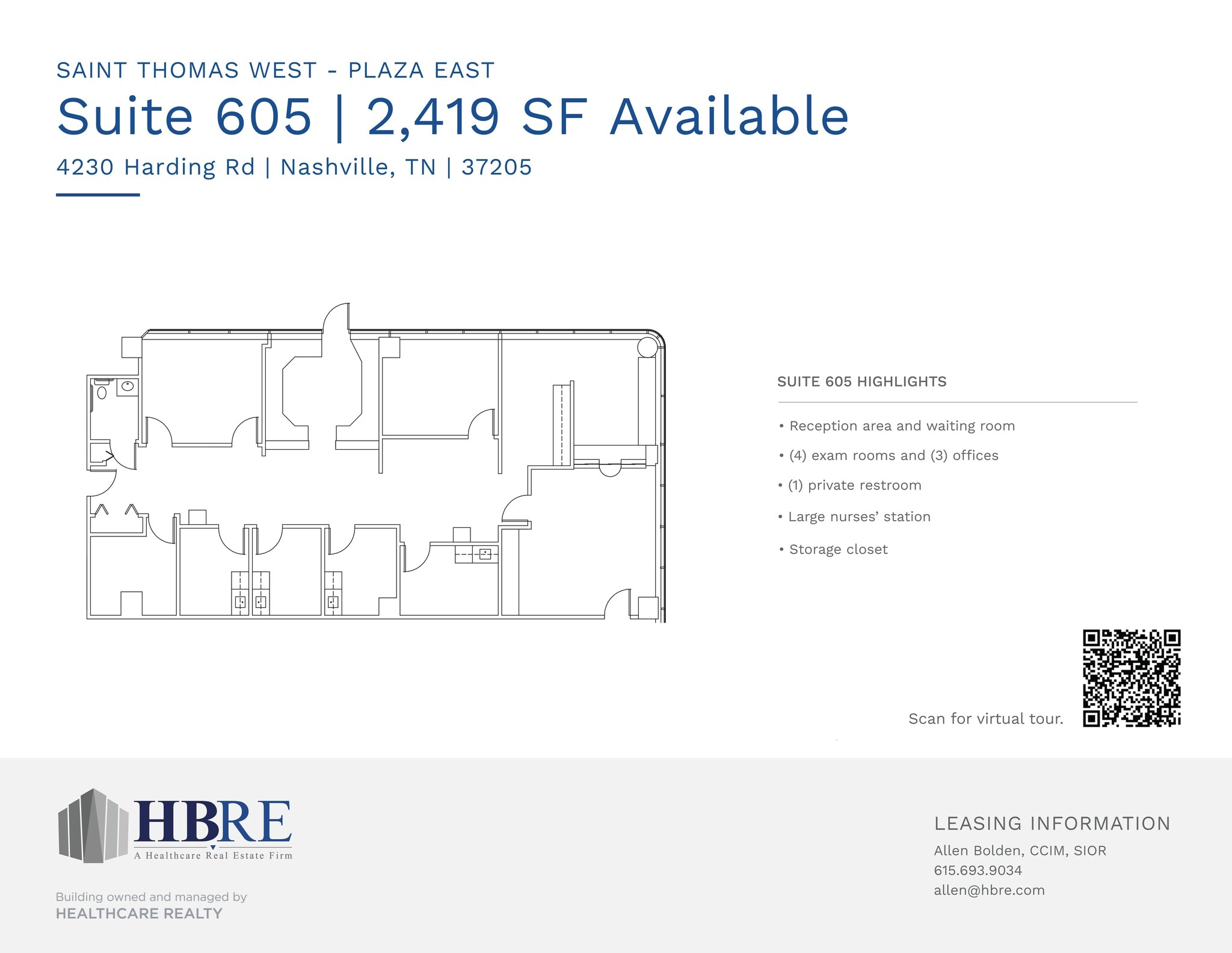 4230 Harding Rd, Nashville, TN à louer Plan de site- Image 1 de 1