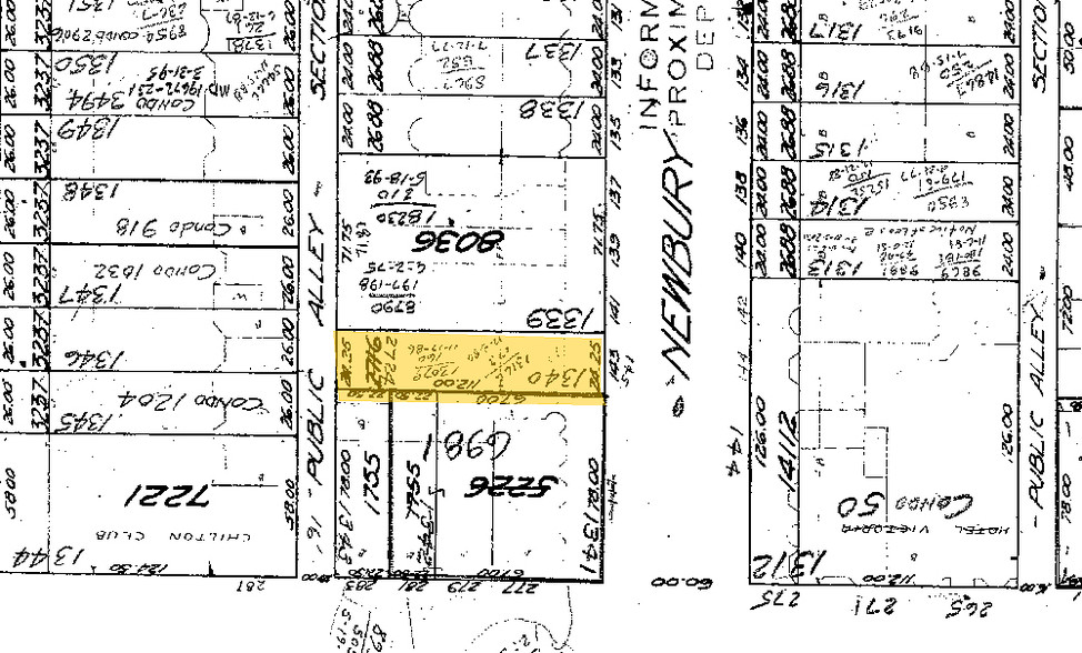 143-145 Newbury St, Boston, MA à vendre - Plan cadastral - Image 1 de 1