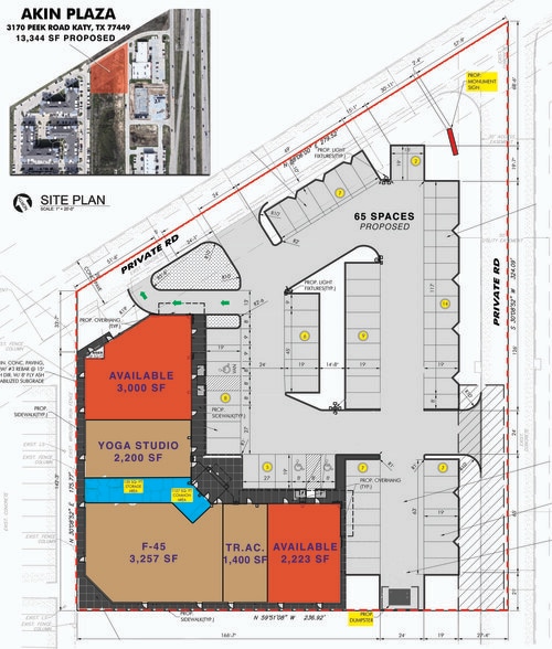 3445 W Grand Pky N, Katy, TX for lease - Site Plan - Image 3 of 3