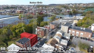 Plus de détails pour 88-90 S Main St, Phillipsburg, NJ - Commerce de détail à vendre