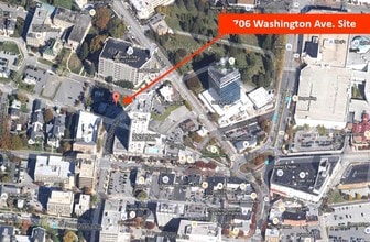 706 Washington Ave, Towson, MD - Aerial  map view