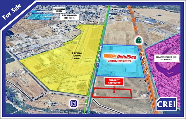 Plus de détails pour Chowchilla Blvd, Chowchilla, CA - Terrain à vendre
