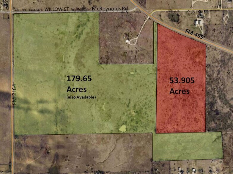 FM 455 E, Sanger, TX à vendre - Photo principale - Image 1 de 2