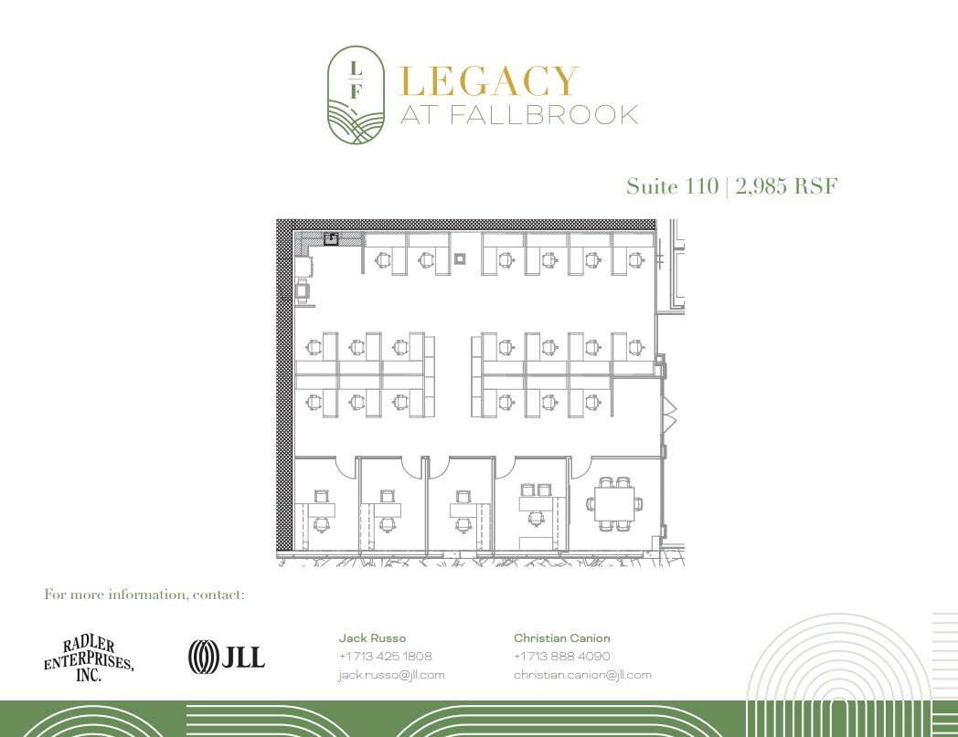 10720 W Sam Houston Pky N, Houston, TX à louer Plan d’étage- Image 1 de 1