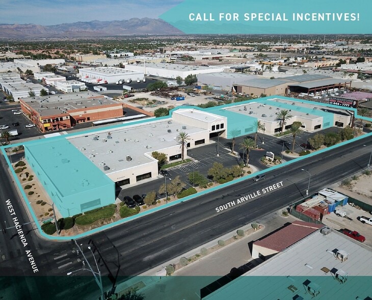 5275 Arville St, Las Vegas, NV for lease - Aerial - Image 1 of 5