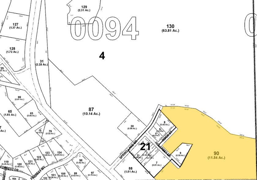 Spring Lake Dr, Palmetto, GA à vendre - Plan cadastral - Image 2 de 5