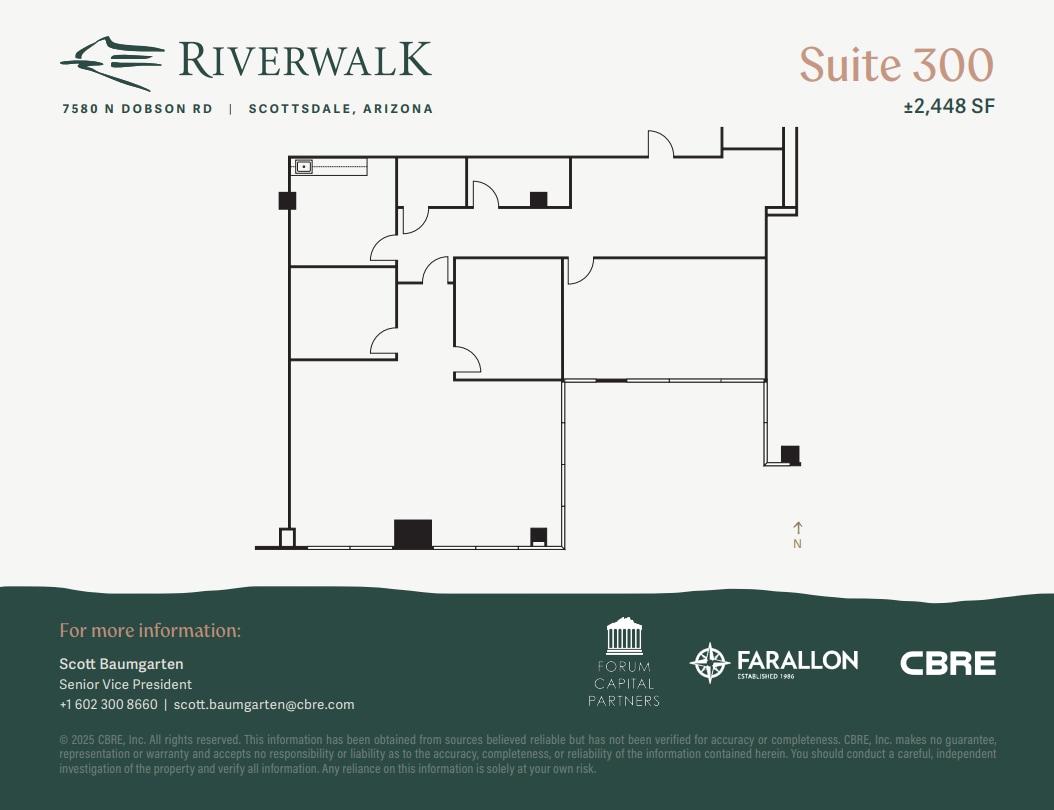 7580 N Dobson Rd, Scottsdale, AZ à louer Plan d’étage- Image 1 de 1