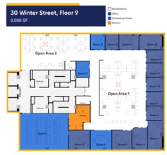 30 Winter St, Boston, MA à louer Plan d’étage- Image 1 de 1