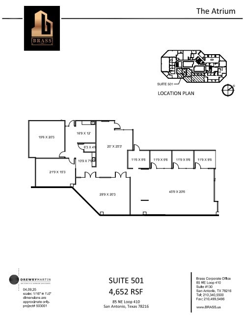 85 NE Loop 410, San Antonio, TX for lease Floor Plan- Image 1 of 1