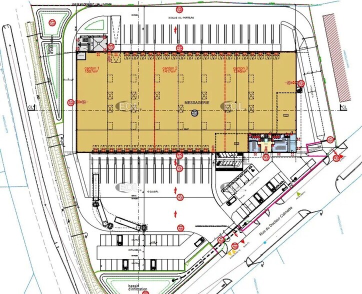 Industrial in La Farlède for lease - Site Plan - Image 3 of 6