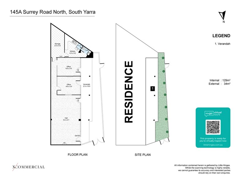 145A Surrey Rd, South Yarra à louer - Plan d’étage type - Image 2 de 2