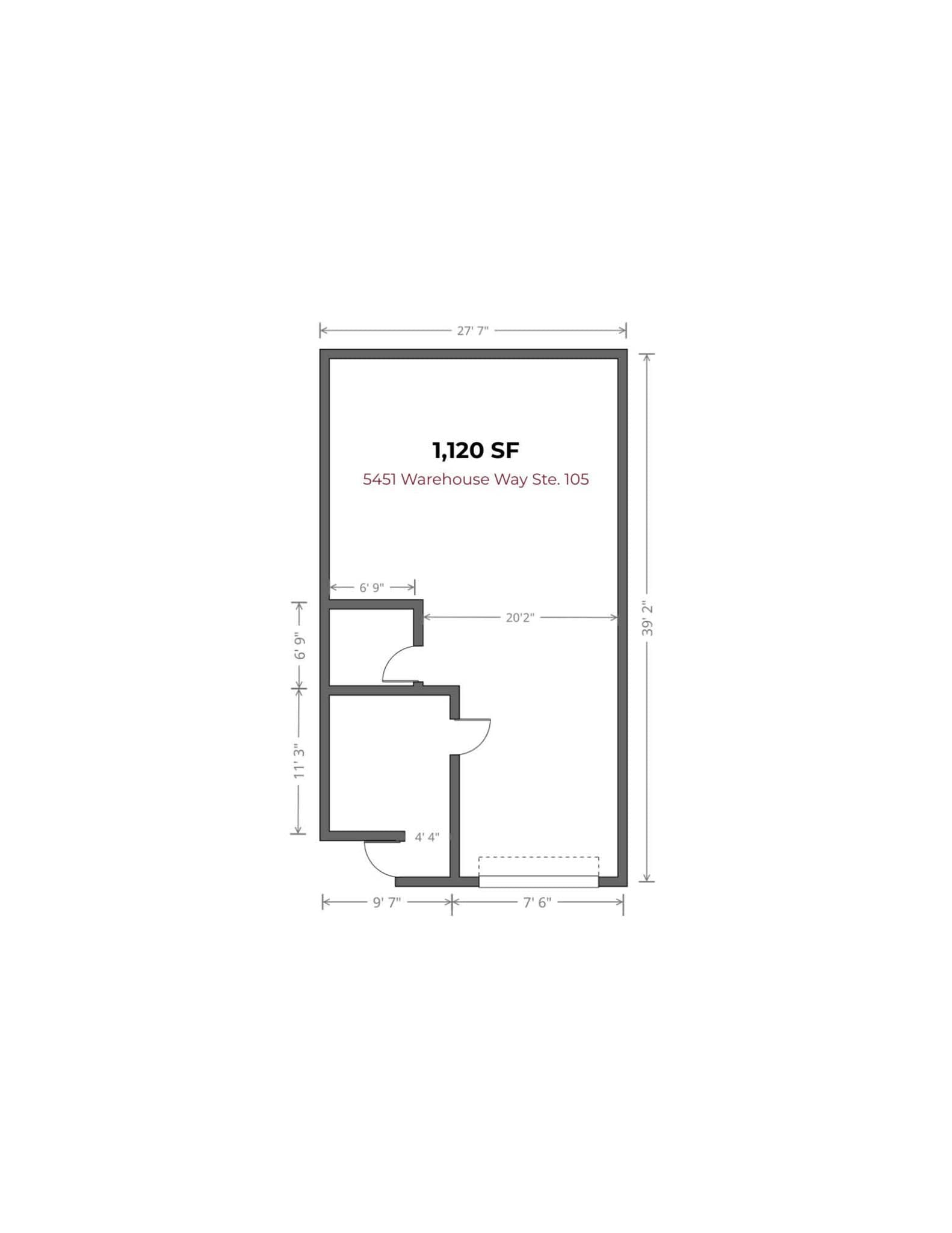 5401 Warehouse Way, Sacramento, CA à louer Plan de site- Image 1 de 1