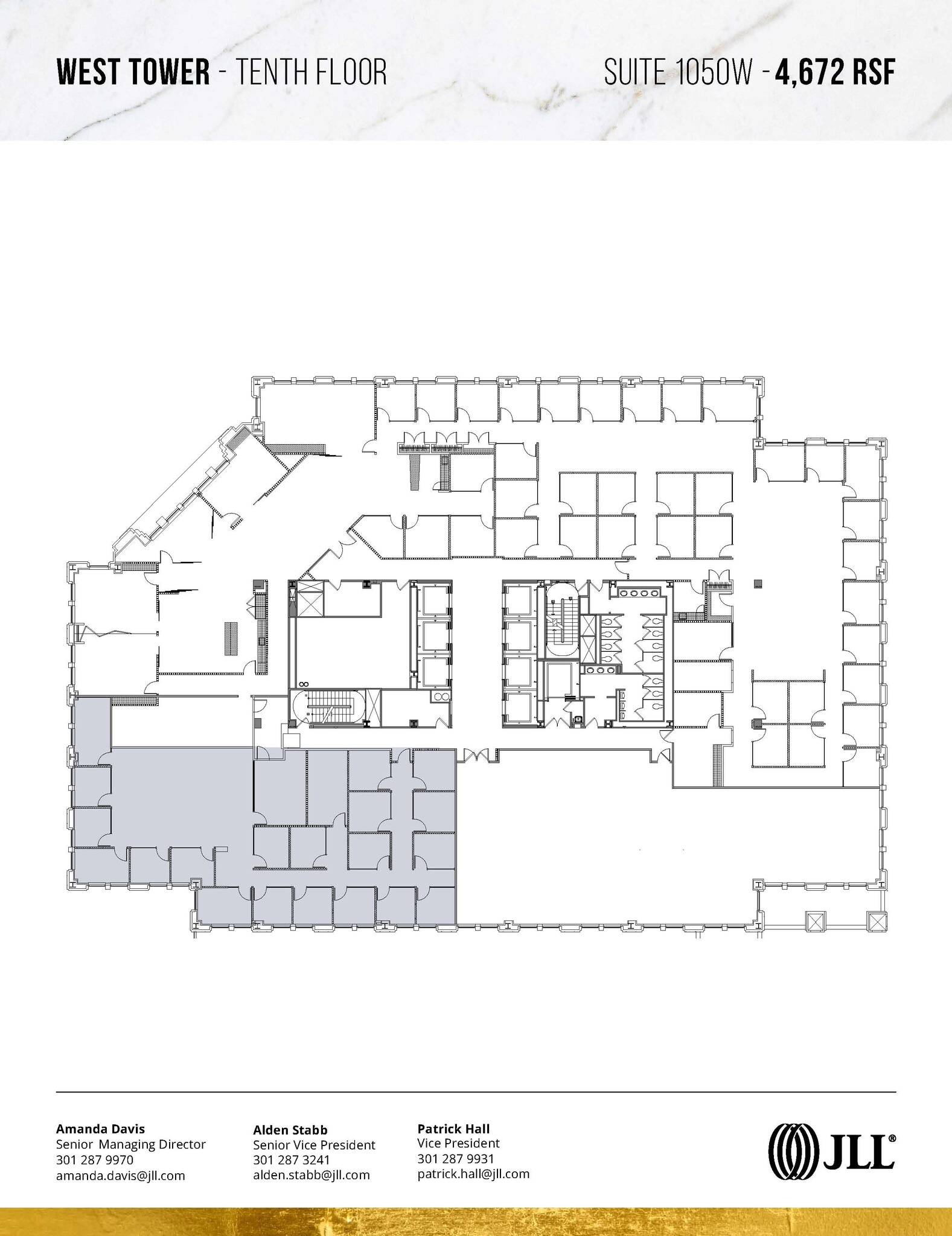 7501 Wisconsin Ave, Bethesda, MD à louer Plan d’étage- Image 1 de 1
