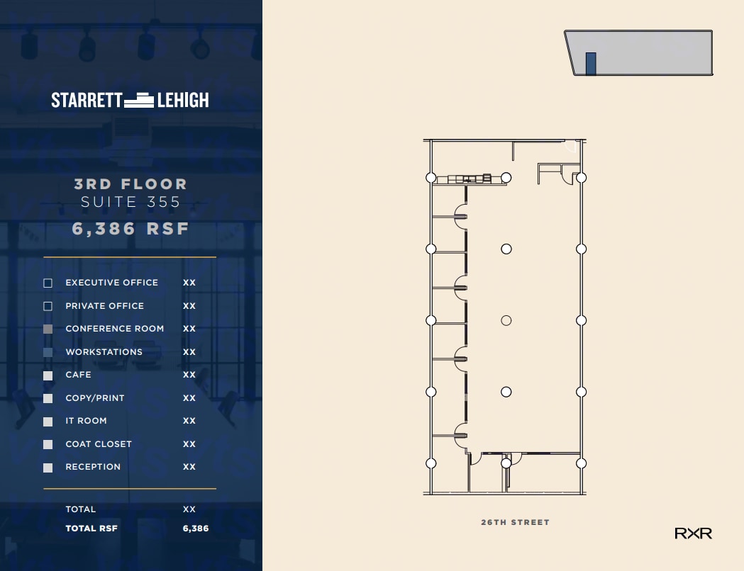 601 W 26th St, New York, NY for lease Floor Plan- Image 1 of 6