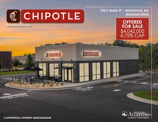 Plus de détails pour 725 Main St, Rolesville, NC - Commerce de détail à vendre