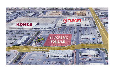 4155 S Grand Canyon Dr, Las Vegas, NV - Aerial map view