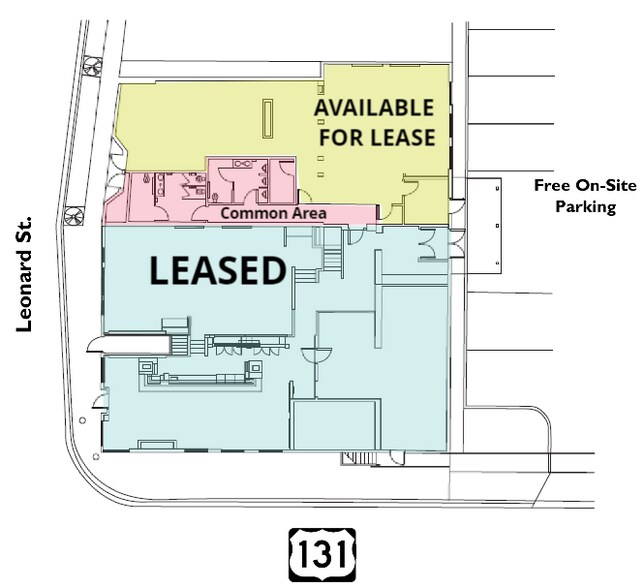 405 Leonard St NW, Grand Rapids, MI à louer - Photo principale - Image 1 de 7