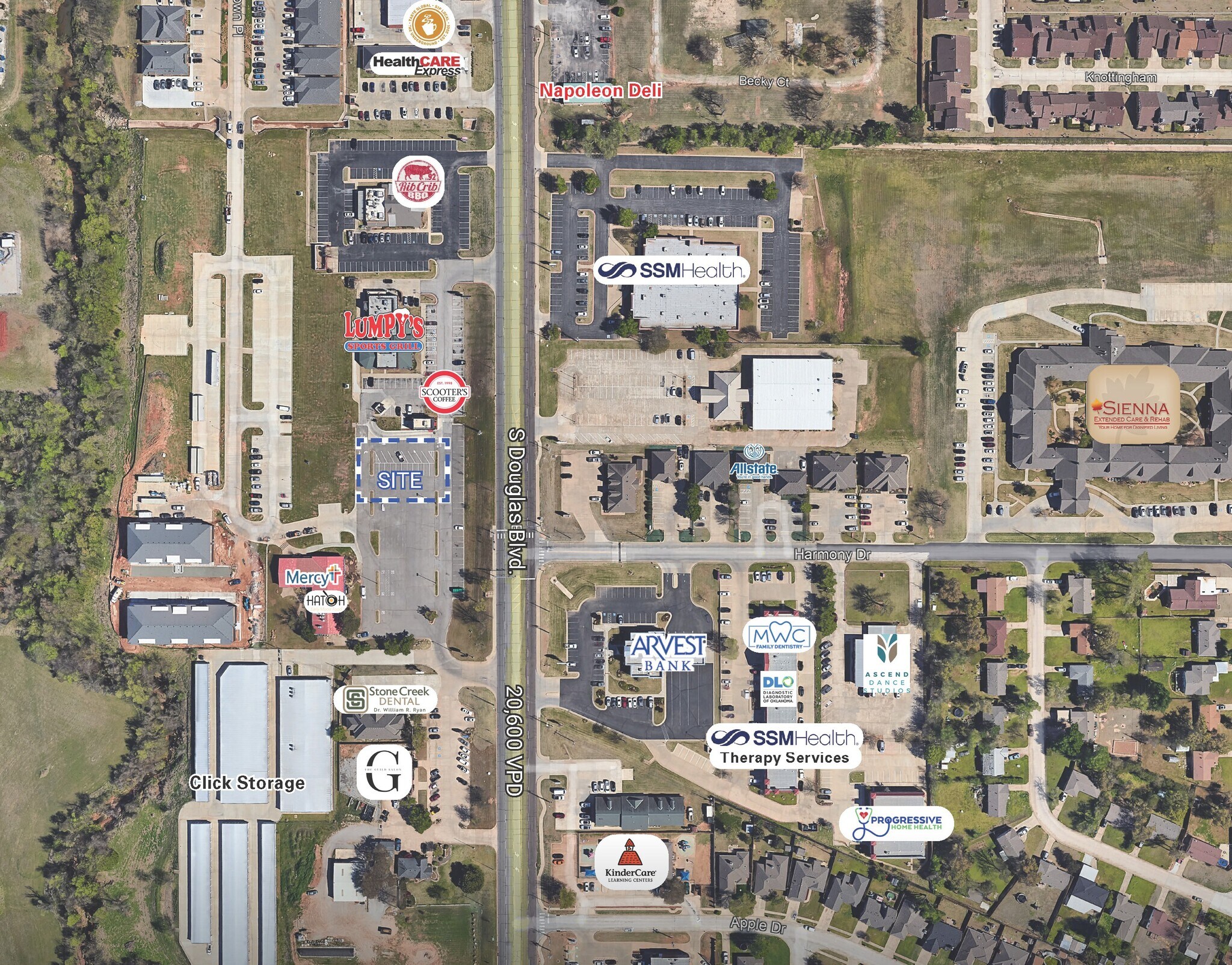 SWC S Douglas Blvd & SE 15th St, Midwest City, OK à vendre Photo du bâtiment- Image 1 de 2