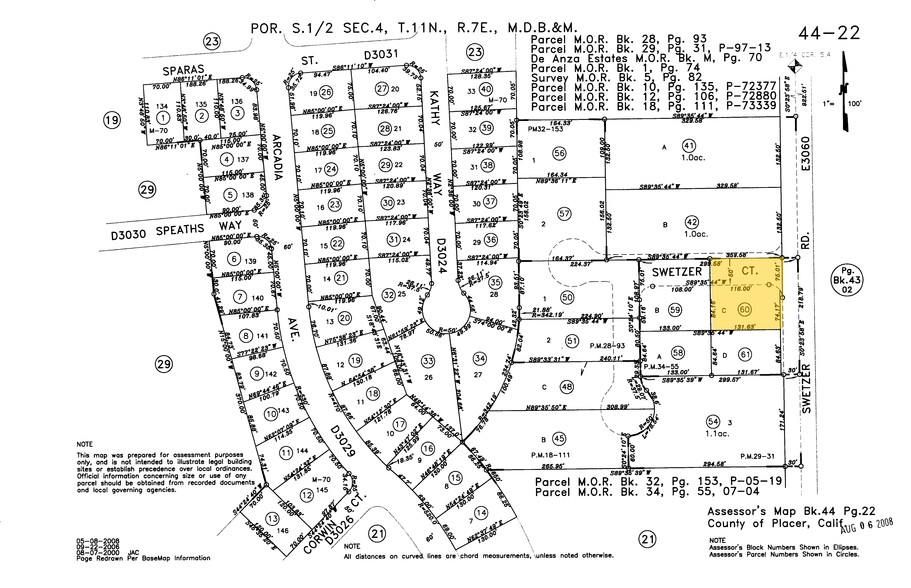 3341 Swetzer Ct, Loomis, CA for lease - Plat Map - Image 2 of 8