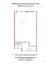 4700-4800 Boul Thimens, Montréal, QC for lease Site Plan- Image 2 of 2